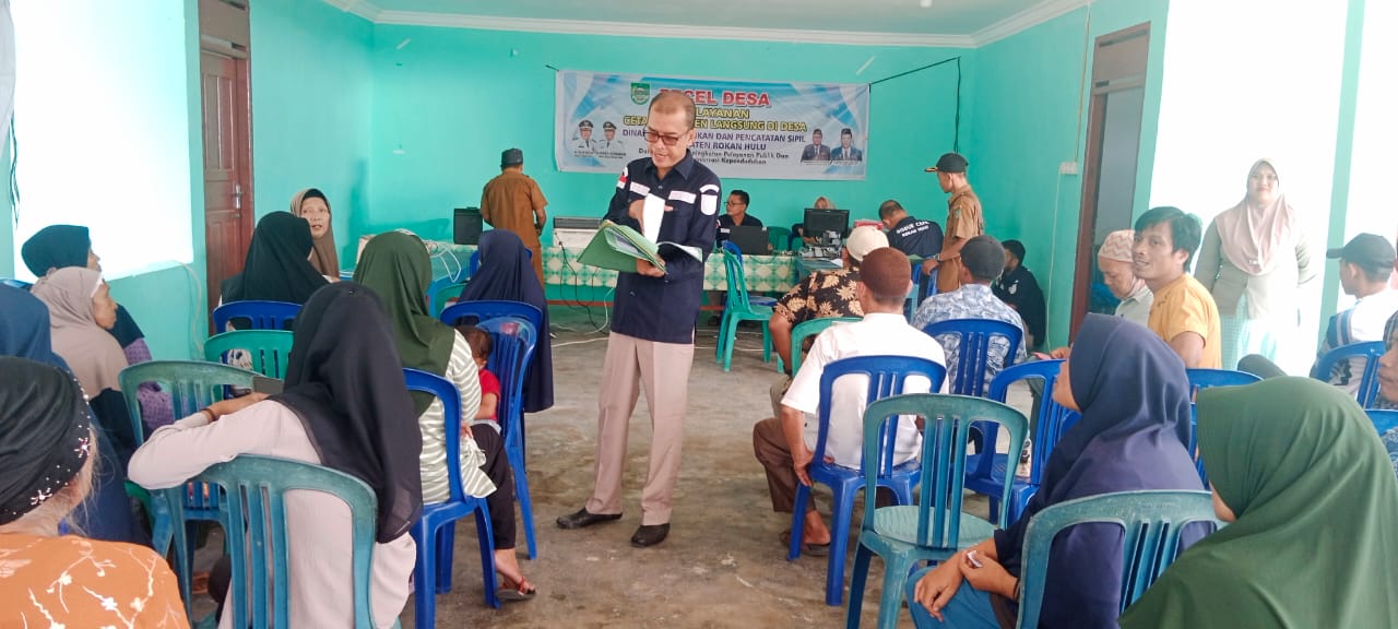 PENCETAKAN LANGSUNG ADMINDUK DI DESA KOTA RAYA